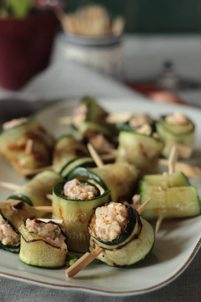 Gefüllte Zucchiniröllchen vom Grill oder warum vegetarisch Grillen gar ...