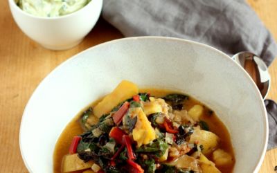 Mangold-Curry mit neuen Kartoffeln oder Rezepte aus dem Saisongarten Teil 3
