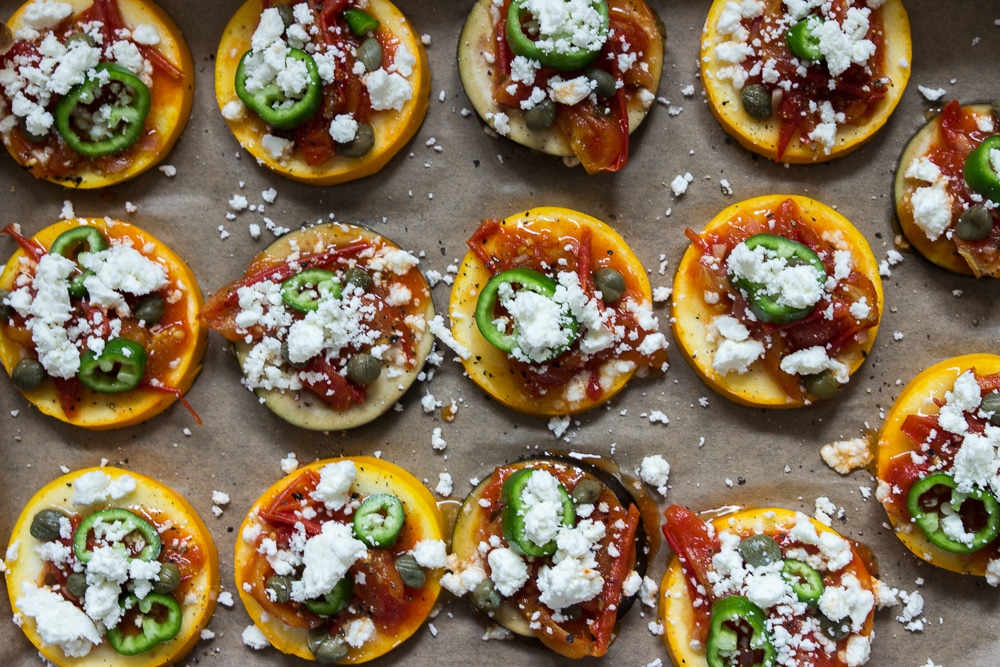 Low Carb Zucchini-Pizzen oder Schluss mit der Zucchinischwemme