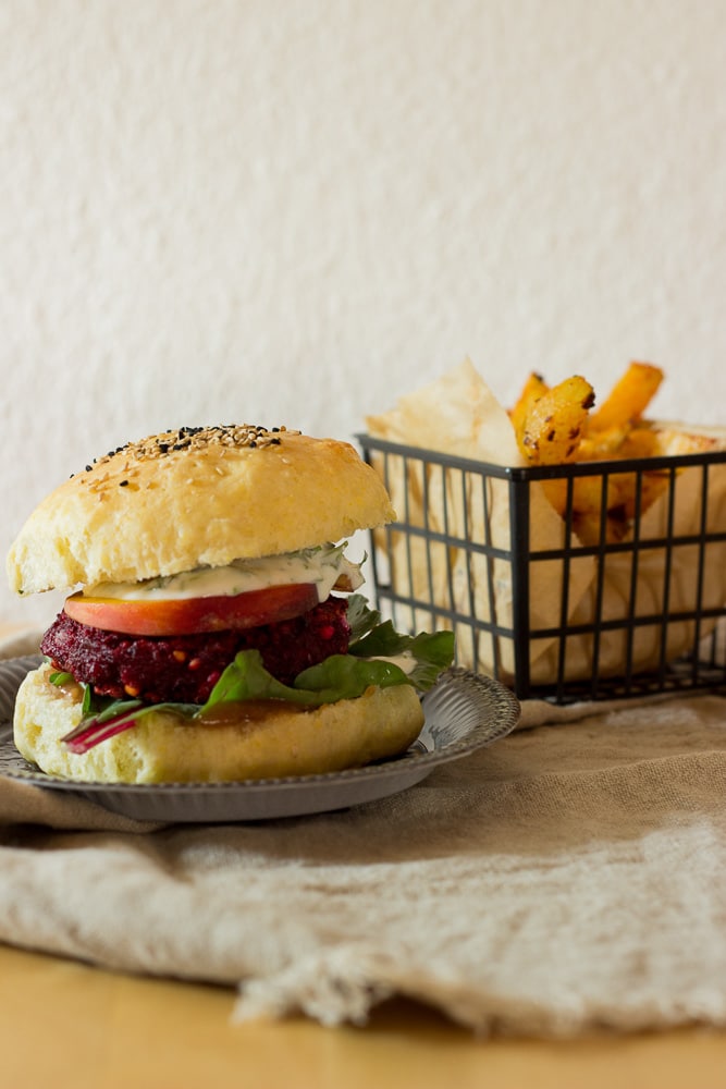 Rote-Bete-Hamburger von lenasfoodforfriends