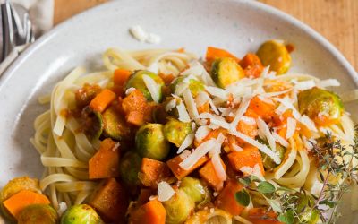 Projekt saisonal kochen: Pasta mit Rosenkohl und Möhren oder eine neue Folge #pastaforingeborg