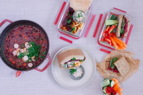 Vorkochen-fuer-eine-woche (2) Vorkochen für eine Woche - Meal prep mit Rote Bete